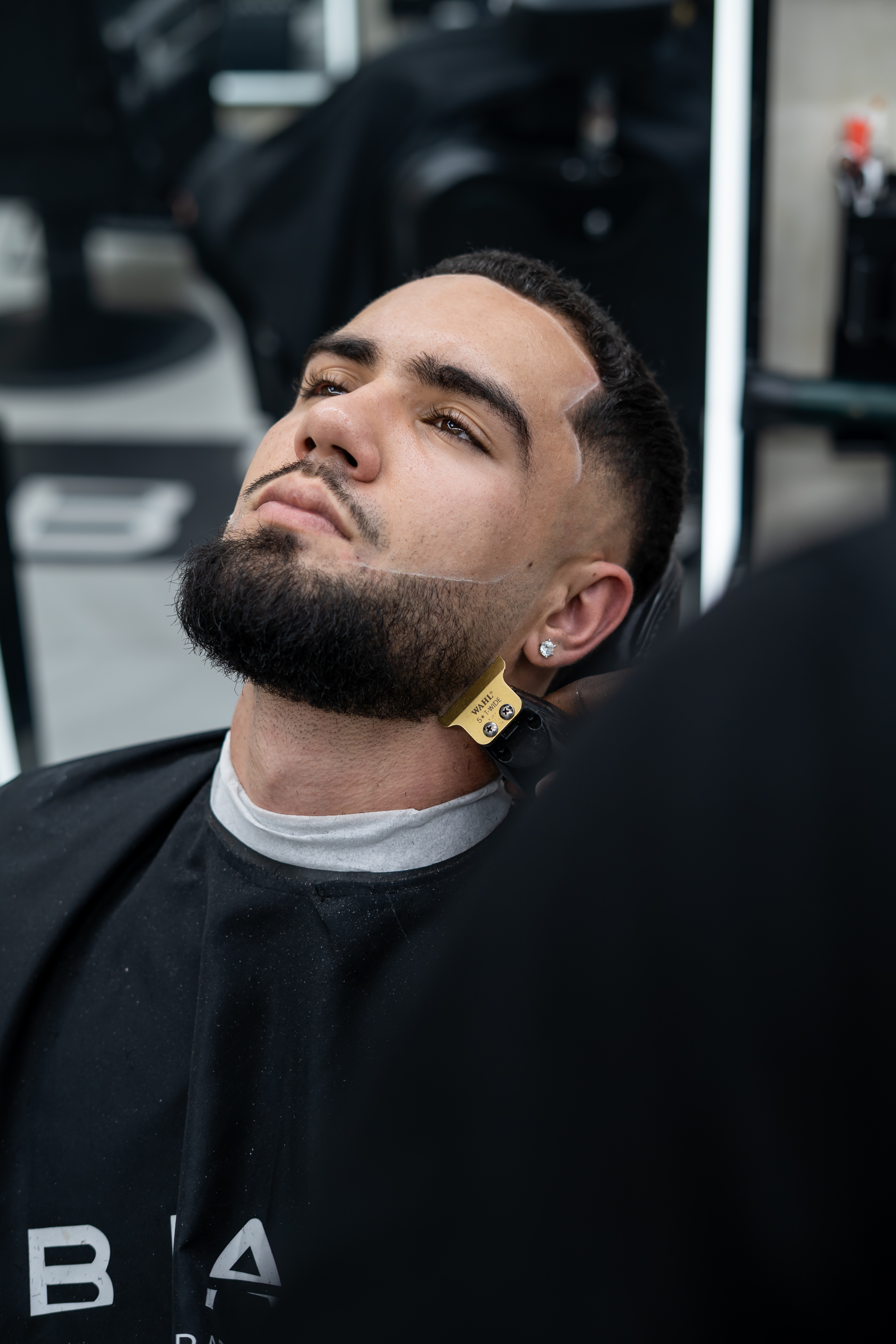 Beard trimming service by Blade Barbers