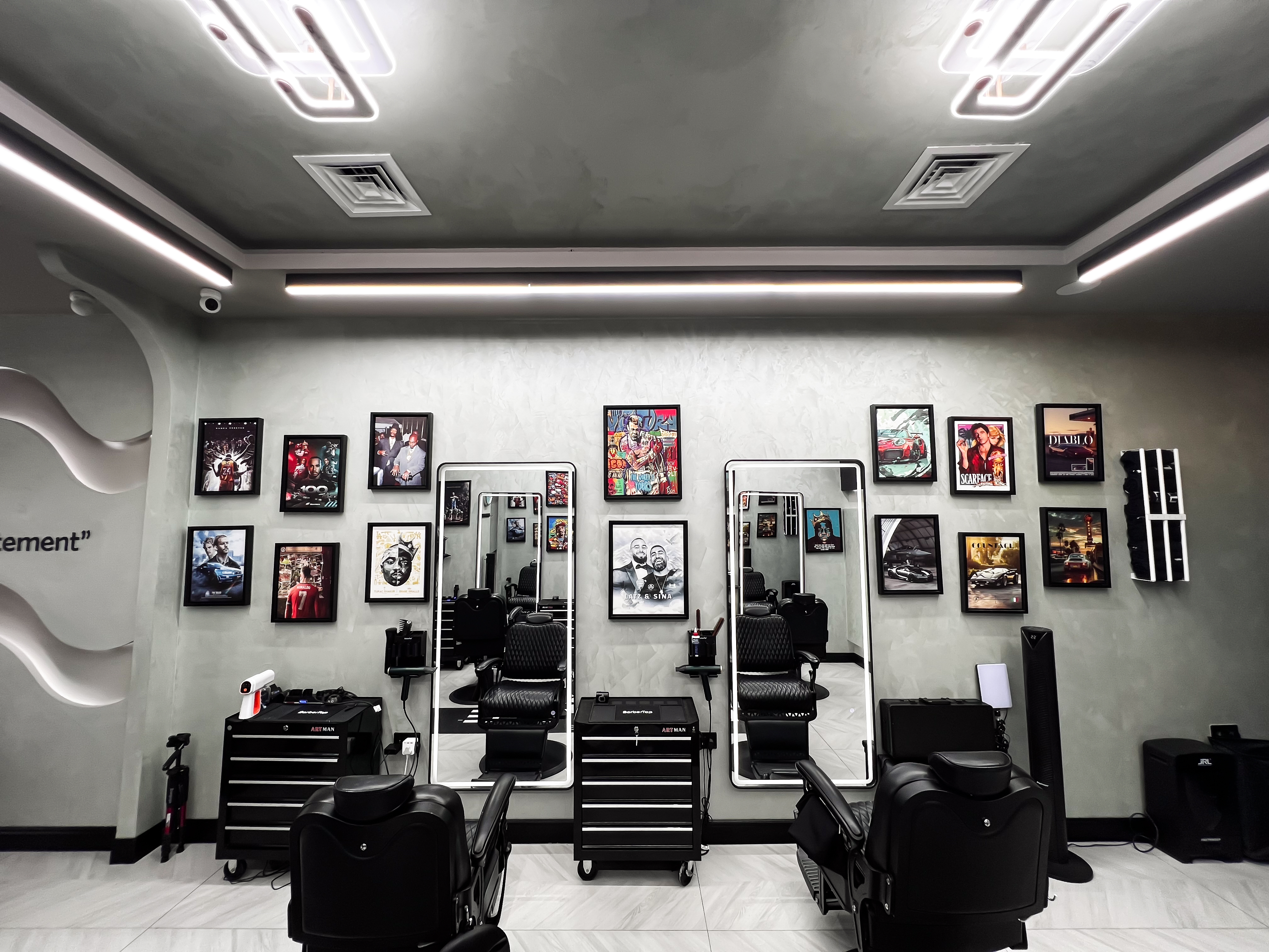 Blade Barbers shop chairs