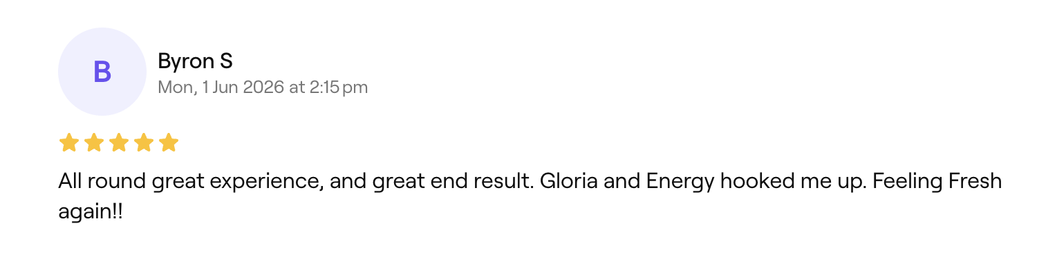 Fresha review screenshot for Blade Barbers